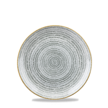 Homespun Stone Grey Coupe Plate 16.5cm